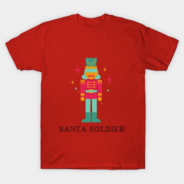 Christmas Santa Soldier T-Shirt by Christamas Clothing